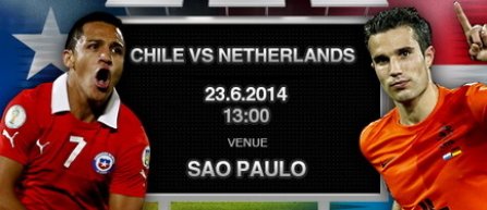CM 2014: Chile si Olanda isi disputa primul loc in Grupa B